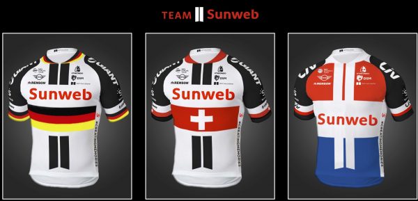 Meer rood-wit-blauw in kampioenstrui Sunweb